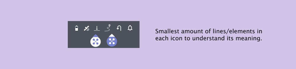 Showing icons that got changed