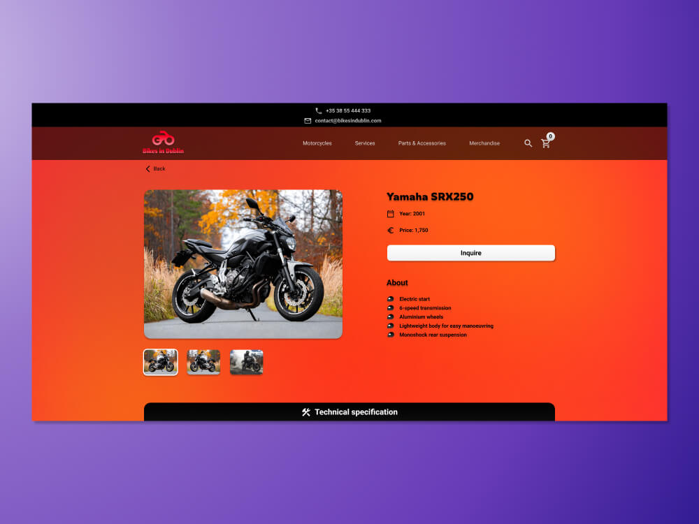 Motorbikes case cover 2